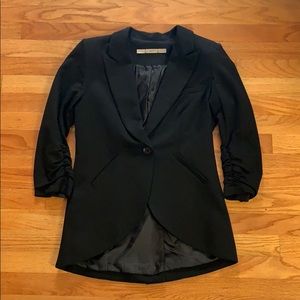 Casual black blazer
